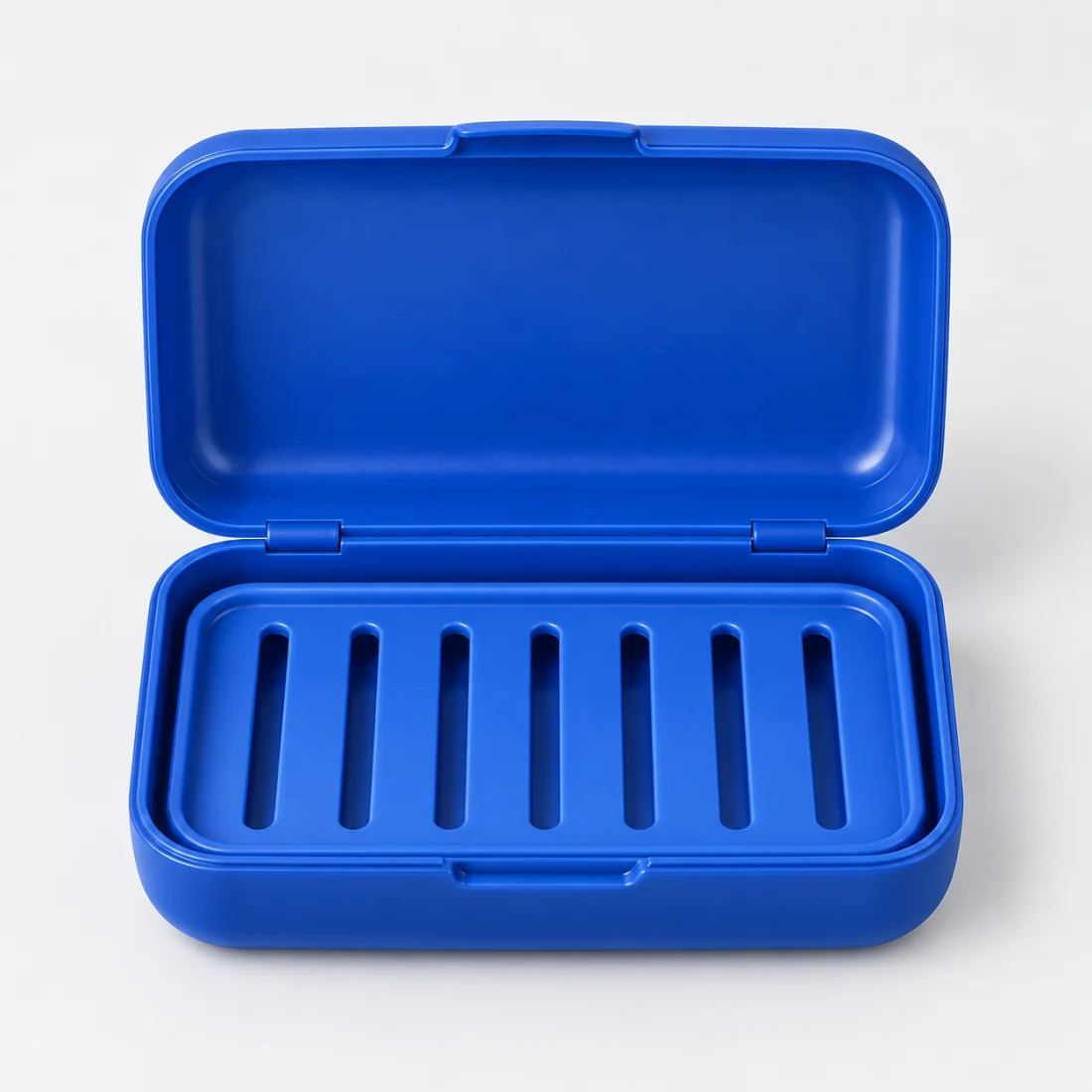 Draining soap case
